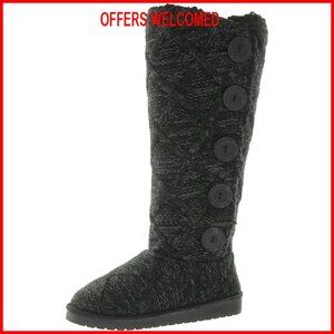 Cozy Mid-Height Snow Boots with Faux Fur Lining, Sizes 6-11